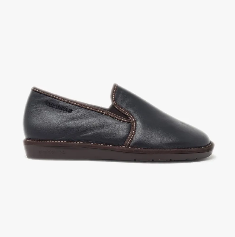 Nordikas DUBLIN NEGRO Mens Black sold by House of Slippers