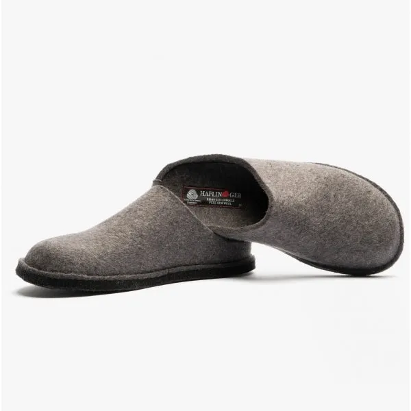 Haflinger SOFT Womens Wool Slippers Anthracite sold by House of Slippers product image thumbnail 5