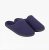 WAFFLE Mens Mule Slippers Dark Navy sold by House of Slippers
