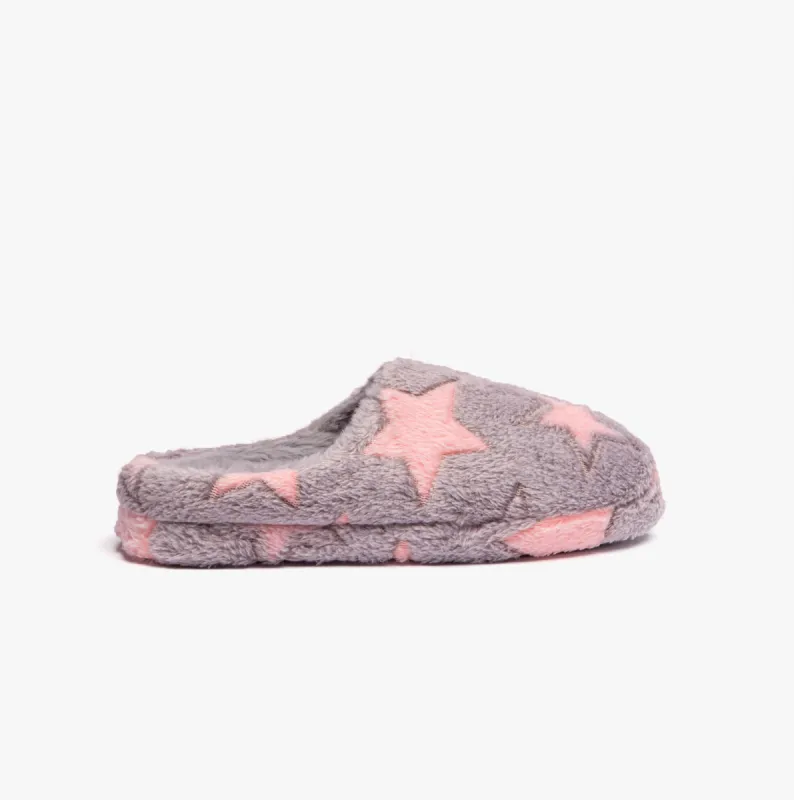 Jo & Joe HALO Womens Slippers Grey sold by House of Slippers