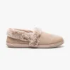 COZY CAMPFIRE-TEAM TOASTY Ladies Full Slippers Dark Taupe sold by House of Slippers