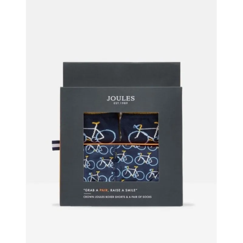 Joules PUT A SOCK IN IT Mens Cotton Socks & Boxer Set sold by House of Slippers