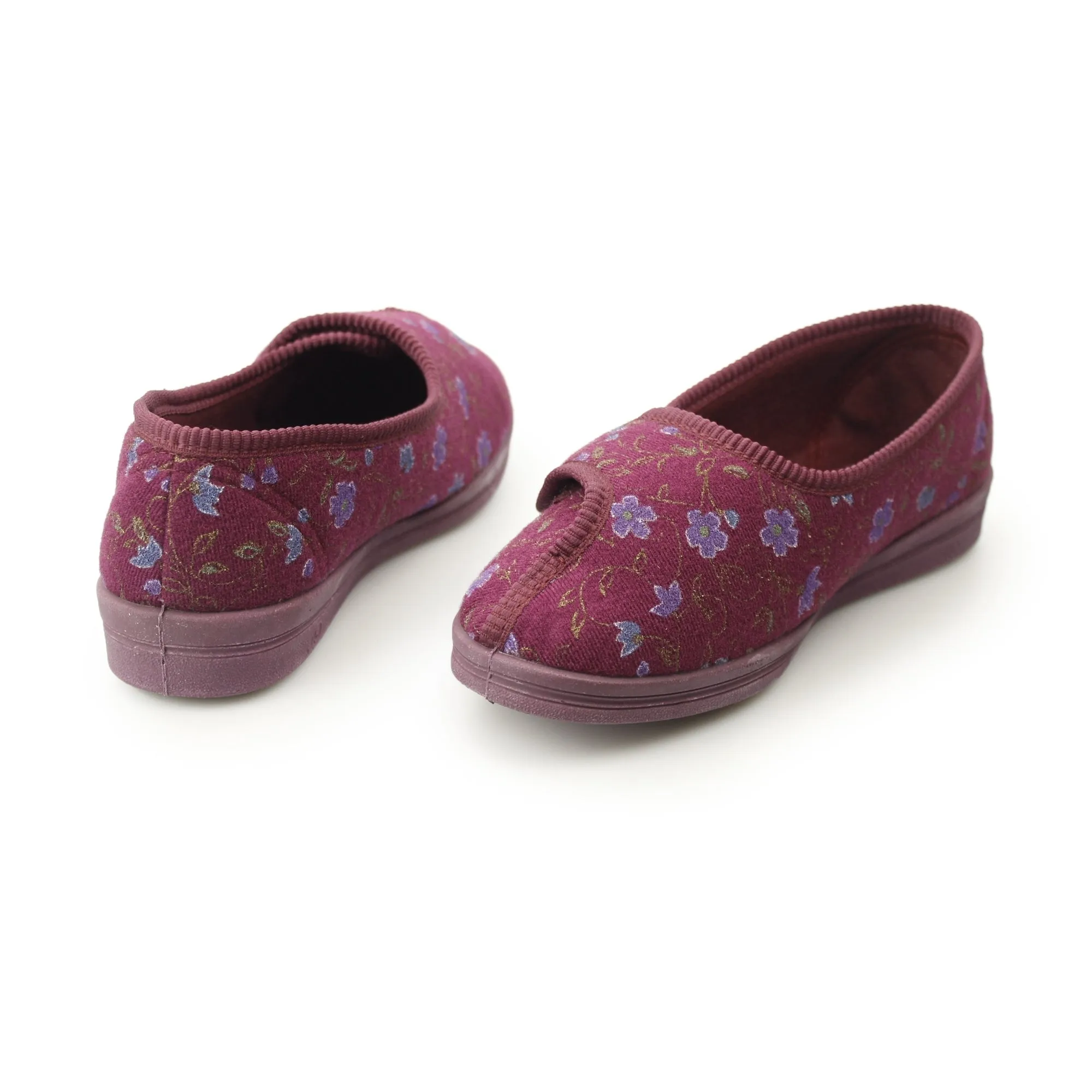 Comfylux DIANA Womens Full Slippers Wine sold by House of Slippers product image thumbnail 3
