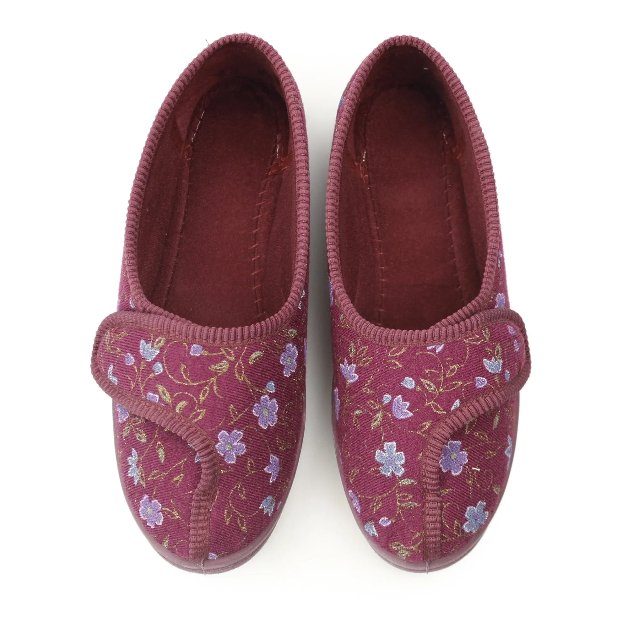 Comfylux DIANA Womens Full Slippers Wine sold by House of Slippers product image thumbnail 2