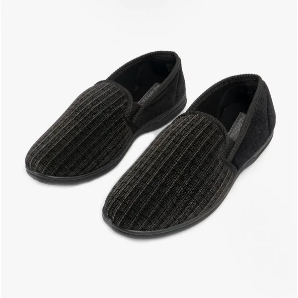 Zedzzz RICHARD Mens Full Slippers Black sold by House of Slippers product image thumbnail 2