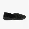 Zedzzz RICHARD Mens Full Slippers Black sold by House of Slippers
