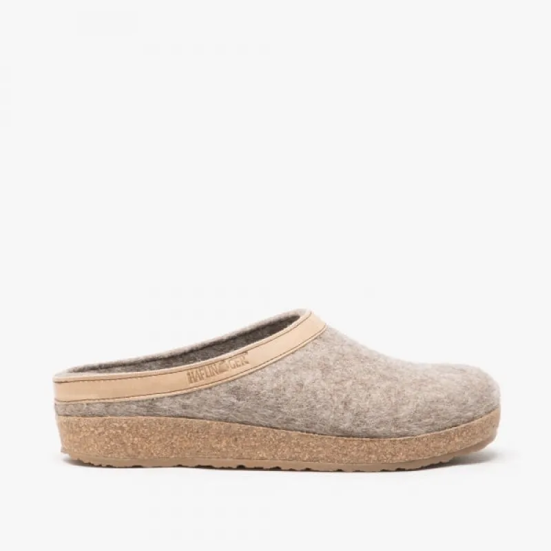 Haflinger TORBEN Womens Slippers Peat made by Haflinger