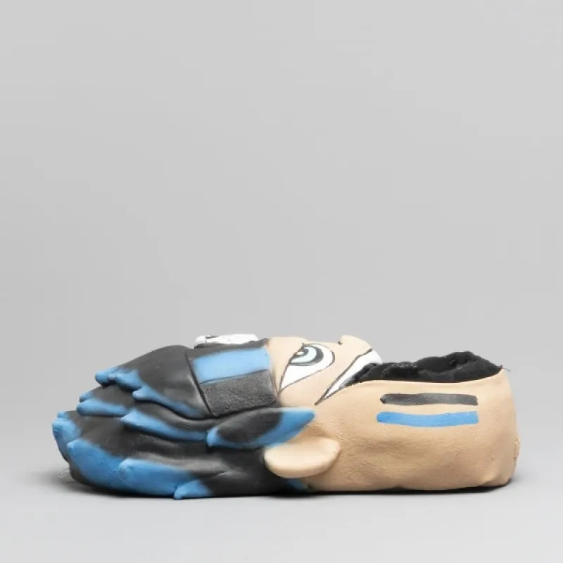 Shuperb IURY Mens Slippers Black/Blue sold by House of Slippers