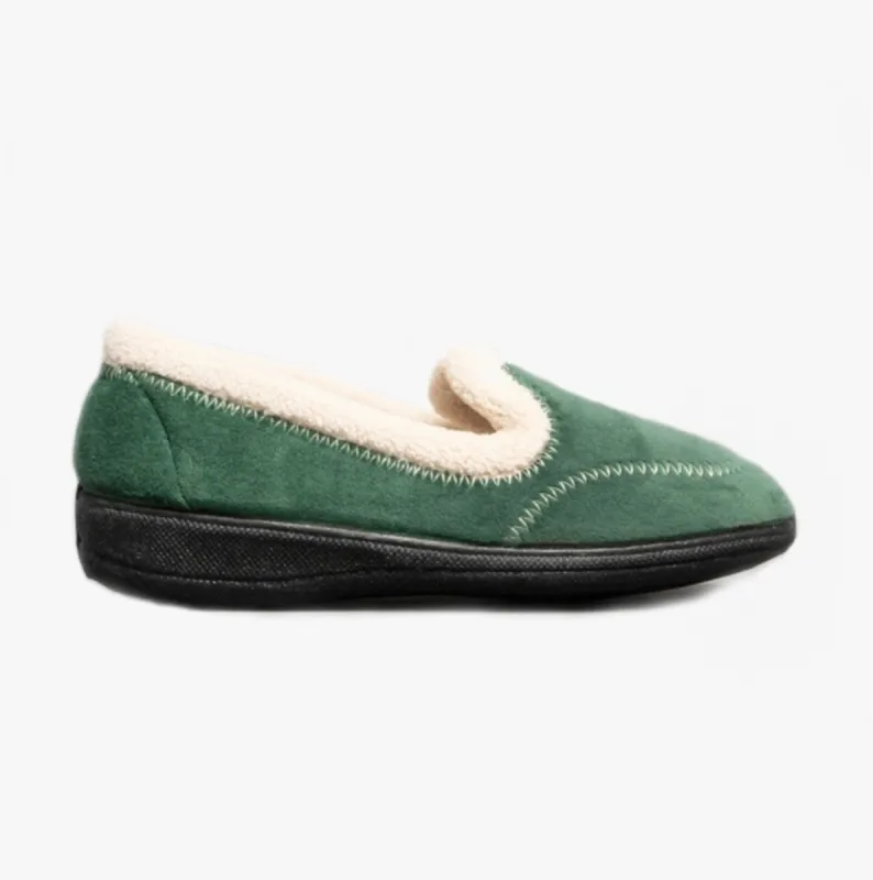 Mirak MAIER Womens Slippers Green sold by House of Slippers