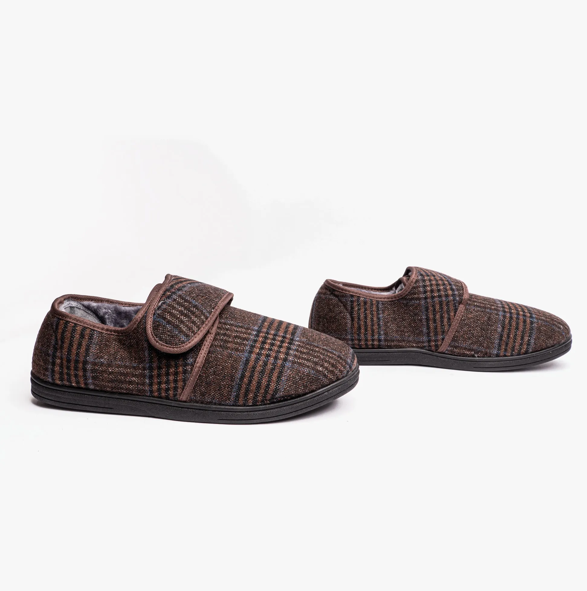 Dr Keller DAVID Mens Full Slippers Brown sold by House of Slippers product image thumbnail 2