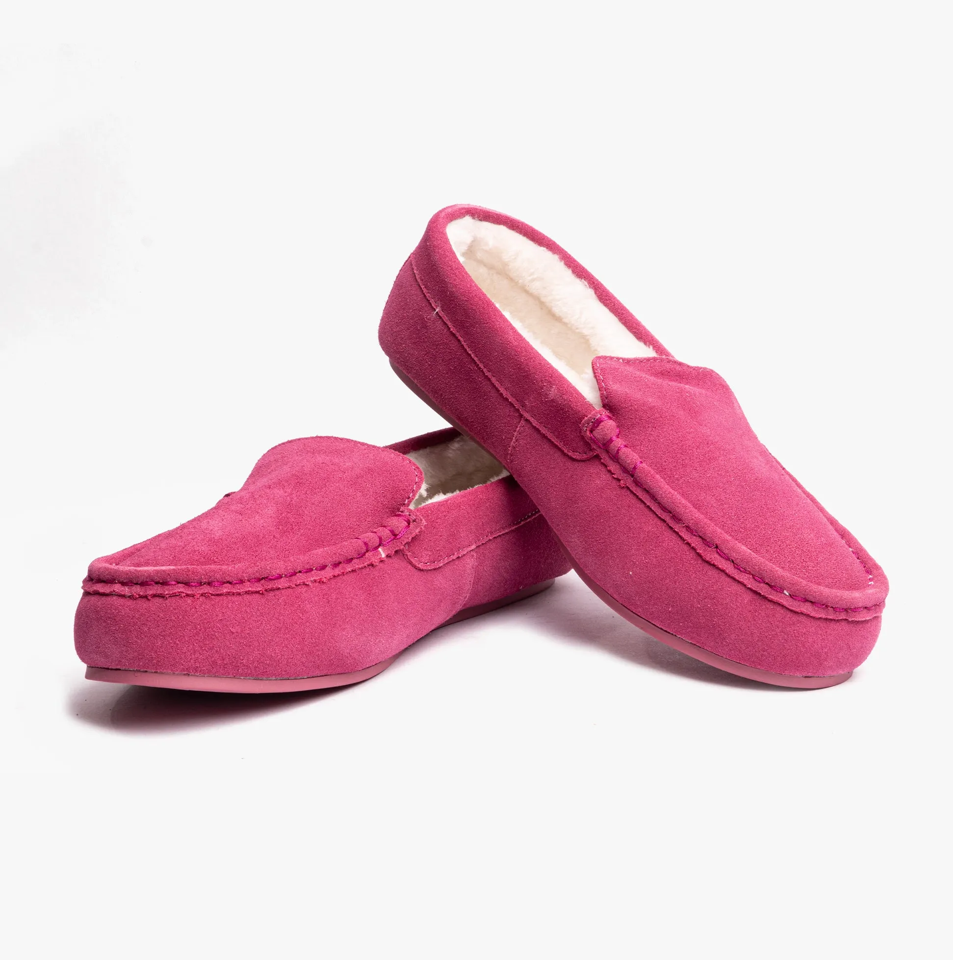 Hush Puppies ANNIE MOCCASIN Classic Womens Slippers Pink sold by House of Slippers product image thumbnail 4