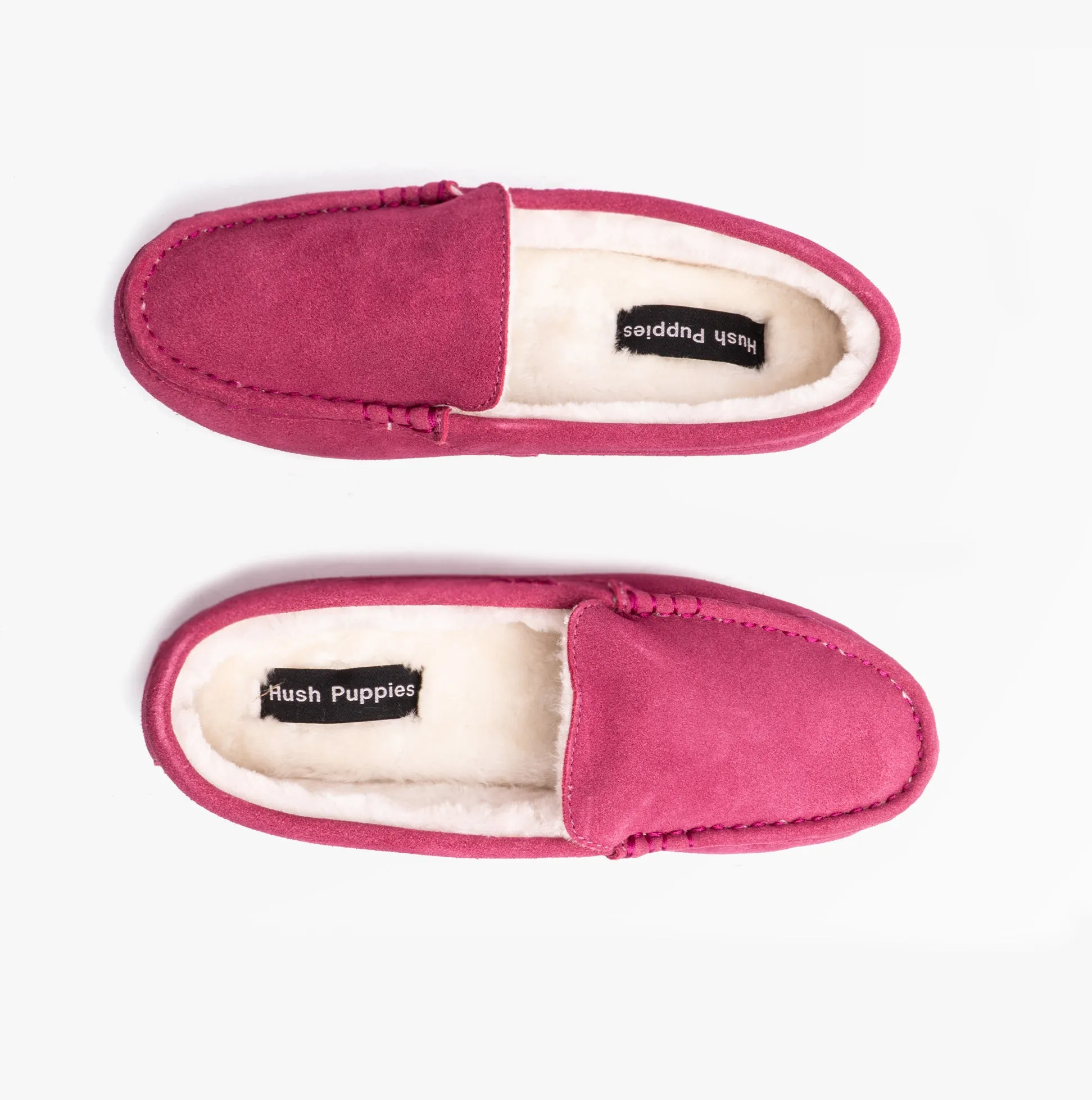 Hush Puppies ANNIE MOCCASIN Classic Womens Slippers Pink sold by House of Slippers product image thumbnail 5