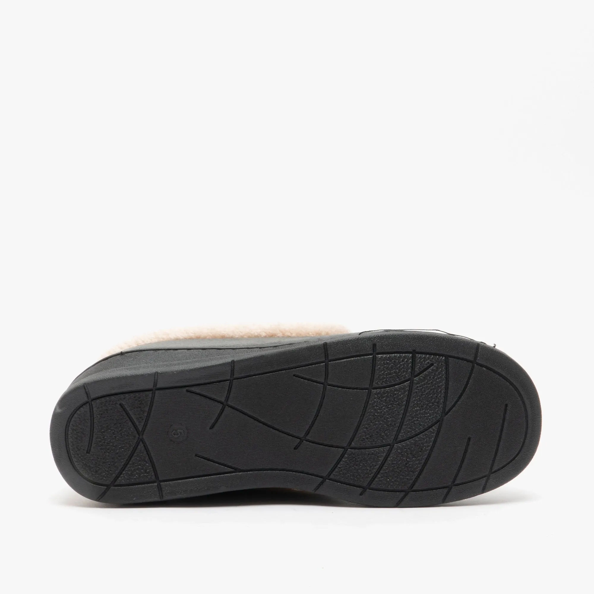 Jo & Joe CASHMERE Womens Velour Full Slippers Charcoal sold by House of Slippers product image thumbnail 3