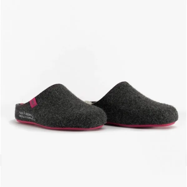Hush Puppies THE GOOD SLIPPER Womens Slippers Charcoal sold by House of Slippers product image thumbnail 2