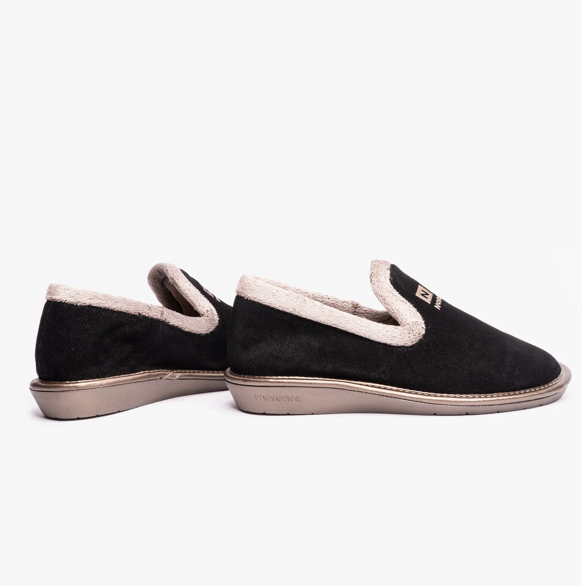 AFELPADO NEGRO Womens Full Slipper Black sold by House of Slippers product image thumbnail 3