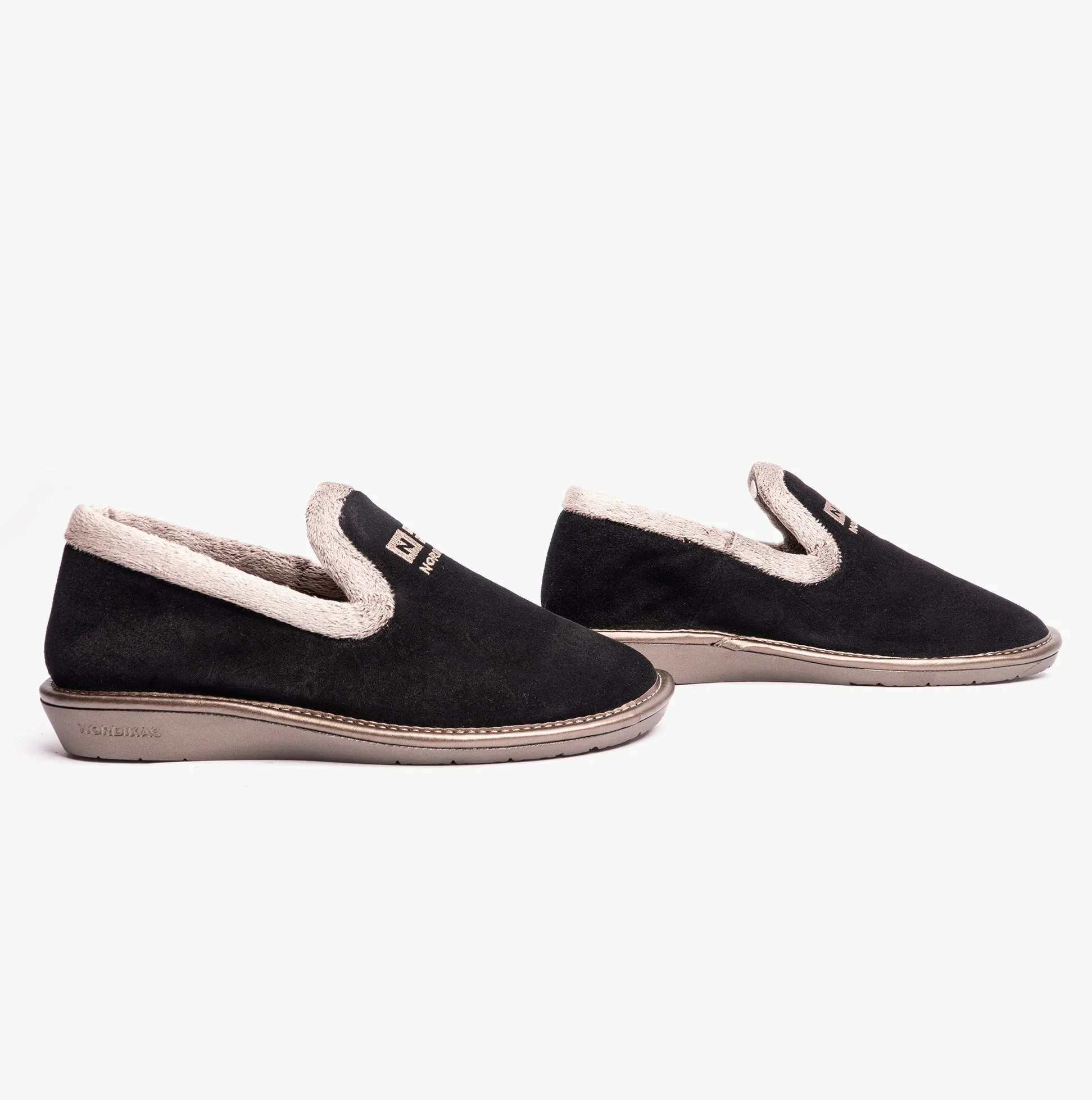 AFELPADO NEGRO Womens Full Slipper Black sold by House of Slippers product image thumbnail 2