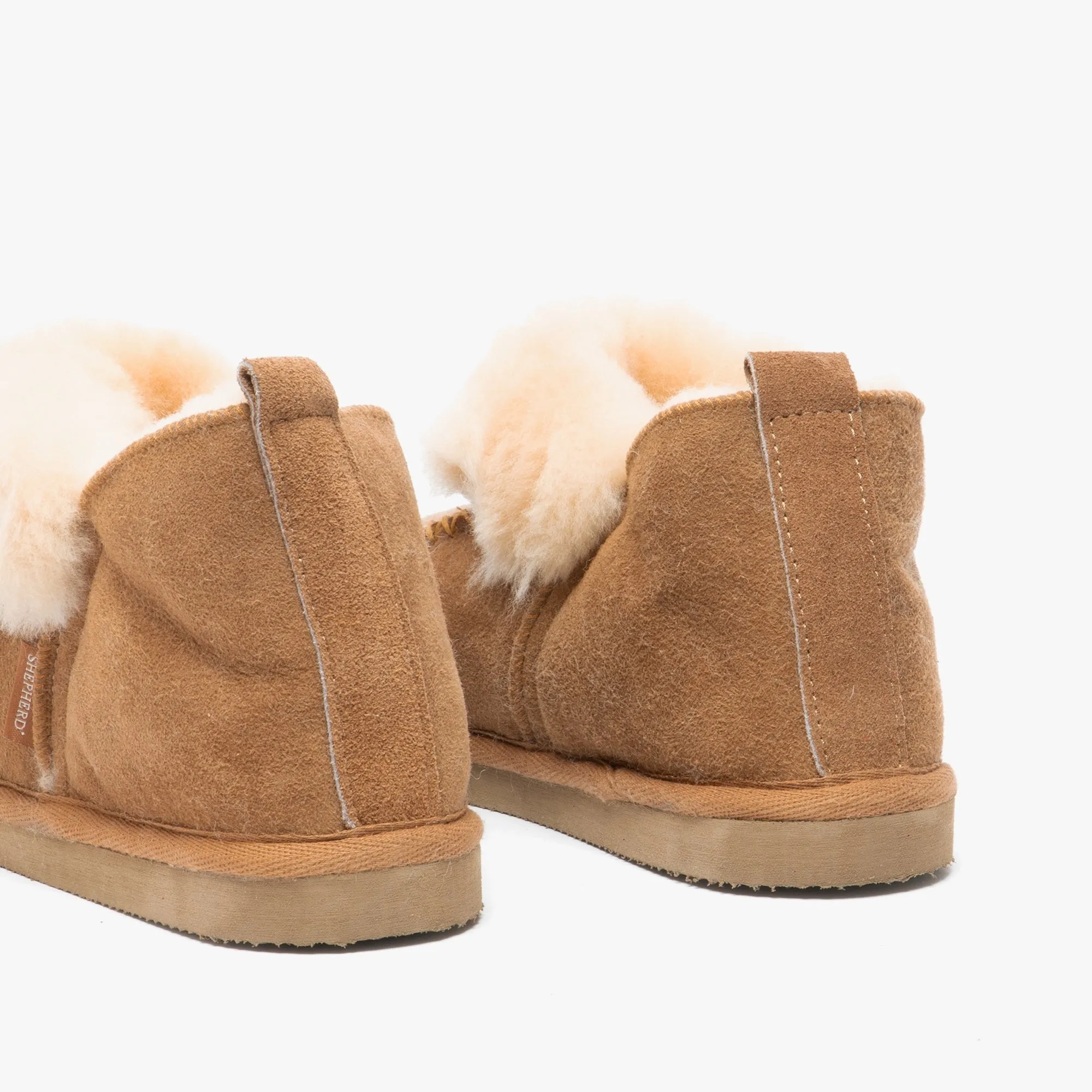 Shepherd ALBINA Womens Sheepskin Slipper Boots Chestnut sold by House of Slippers product image thumbnail 5