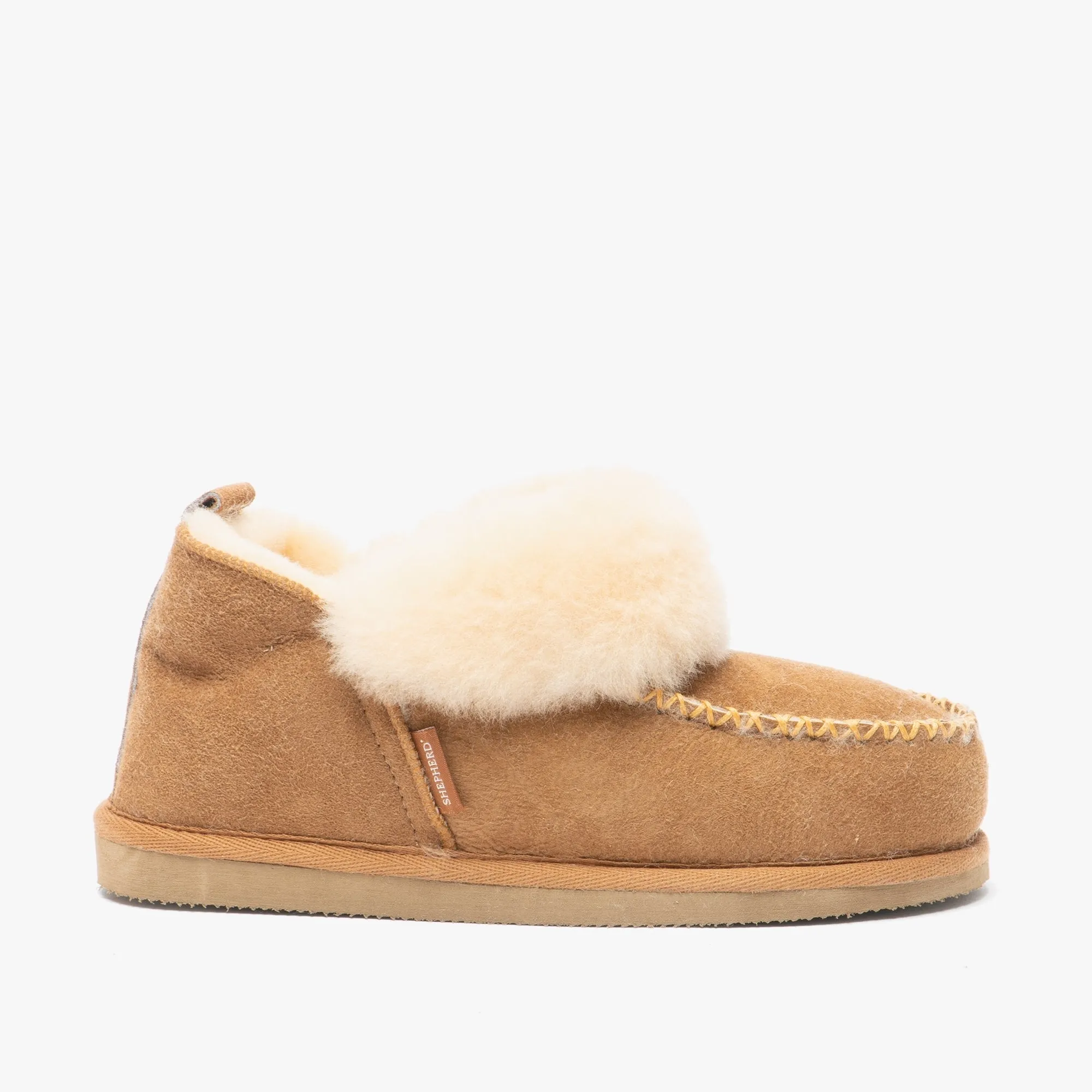Shepherd ALBINA Womens Sheepskin Slipper Boots Chestnut sold by House of Slippers