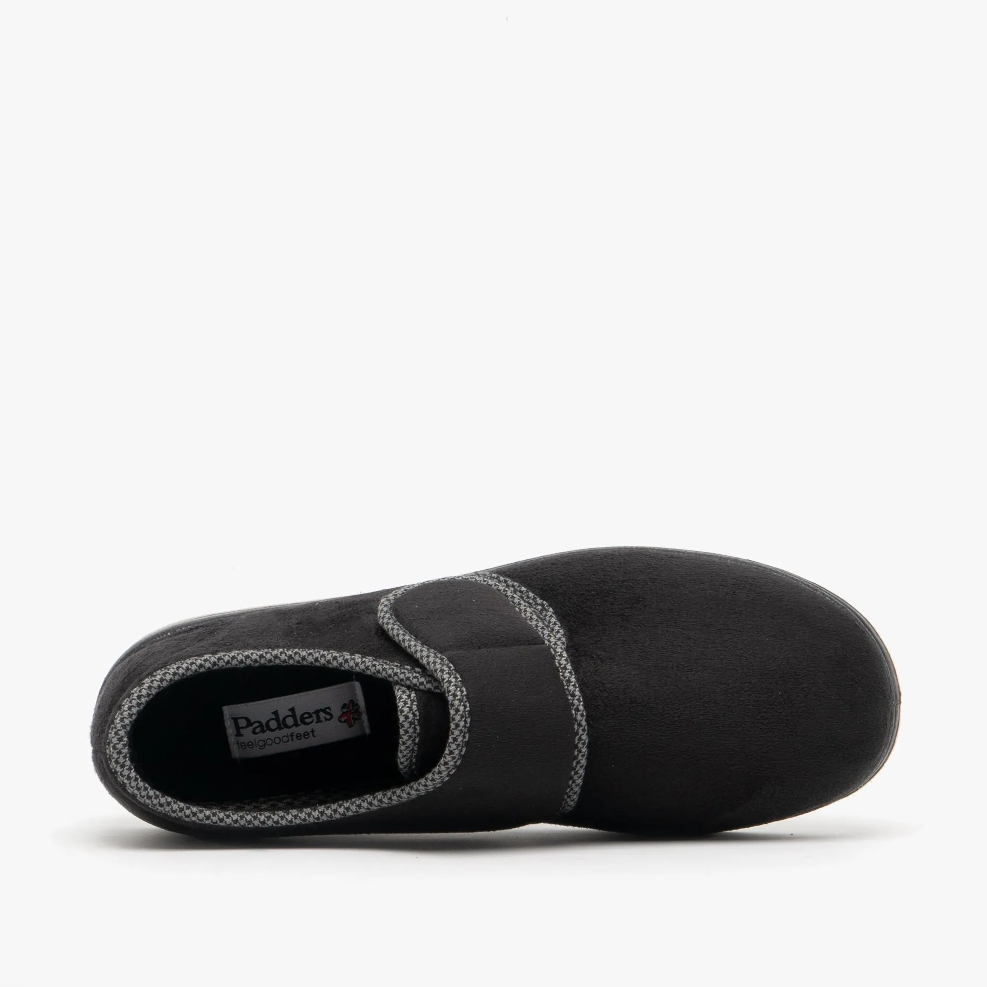 HARRY Mens (G Fit) Touch Fasten Slippers Black sold by House of Slippers product image thumbnail 4