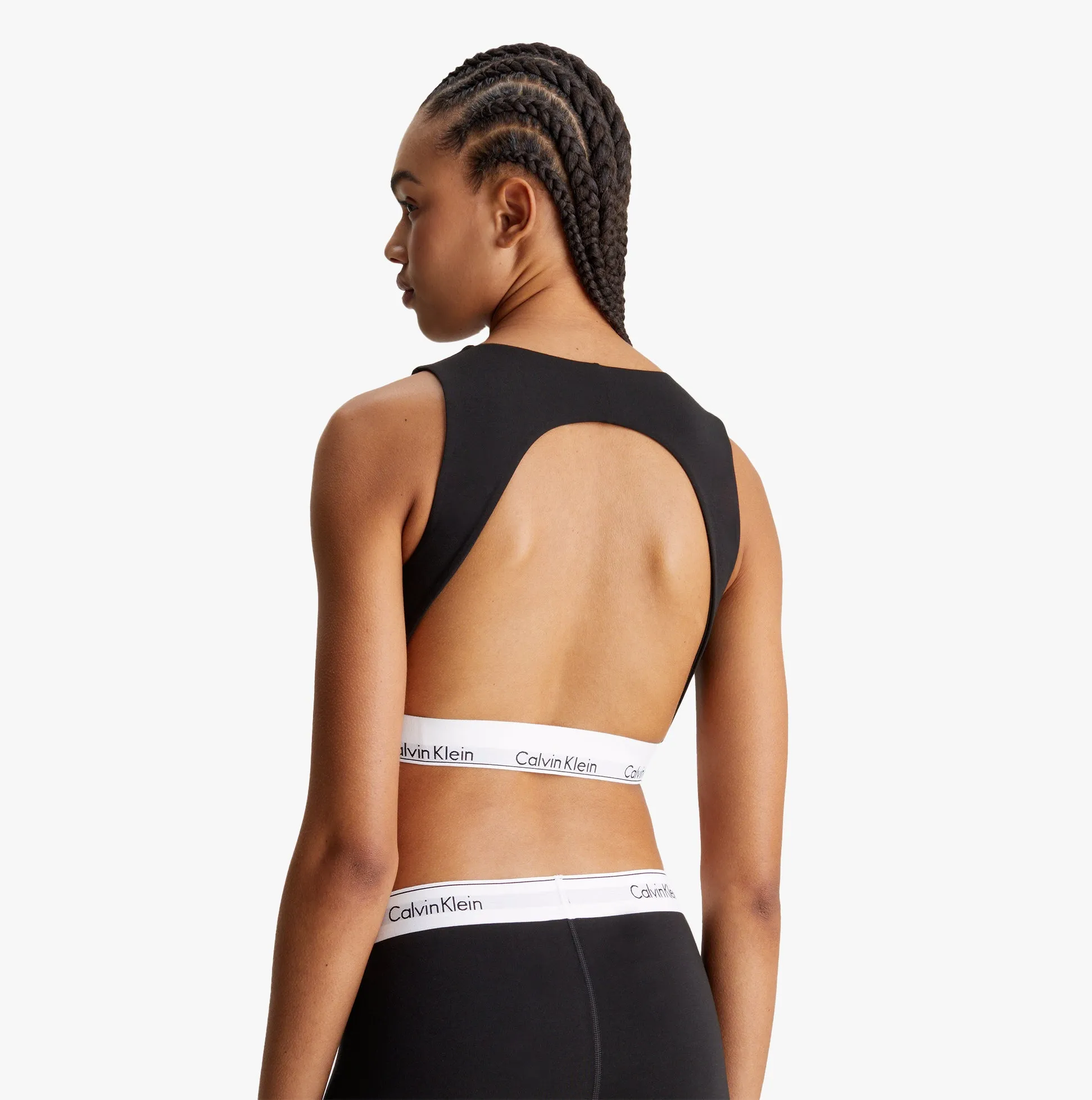 Calvin Klein OPEN BACK Unlined Bralette Womens Black sold by House of Slippers product image thumbnail 4