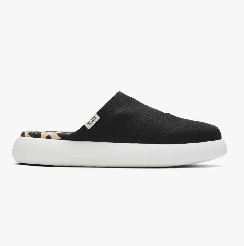 TOMS ALPARGATA MALLOW Womens Mules Black sold by House of Slippers