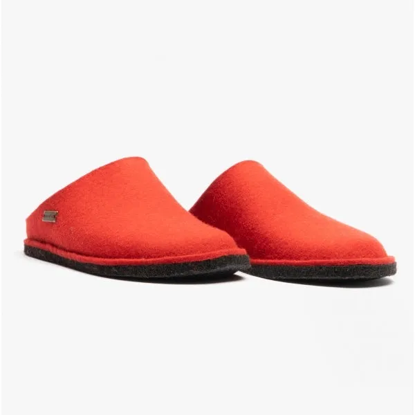 Haflinger SOFT Womens Wool Slippers Red sold by House of Slippers product image thumbnail 2