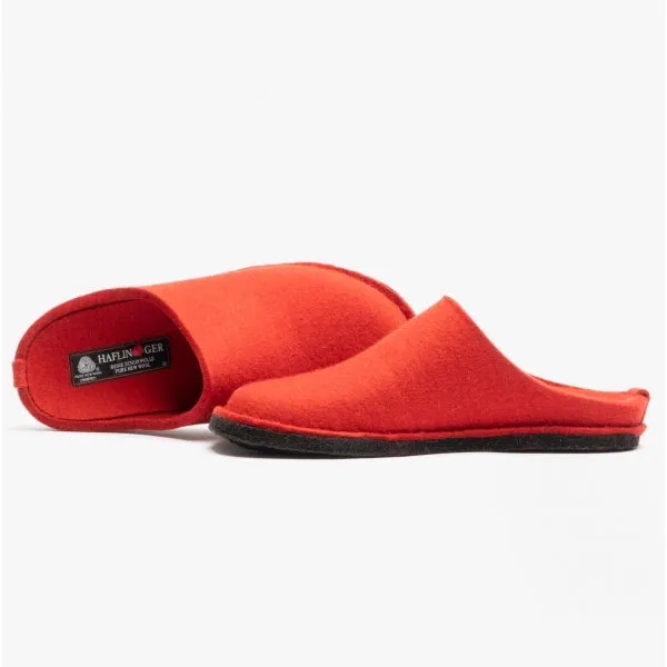 Haflinger SOFT Womens Wool Slippers Red sold by House of Slippers product image thumbnail 5