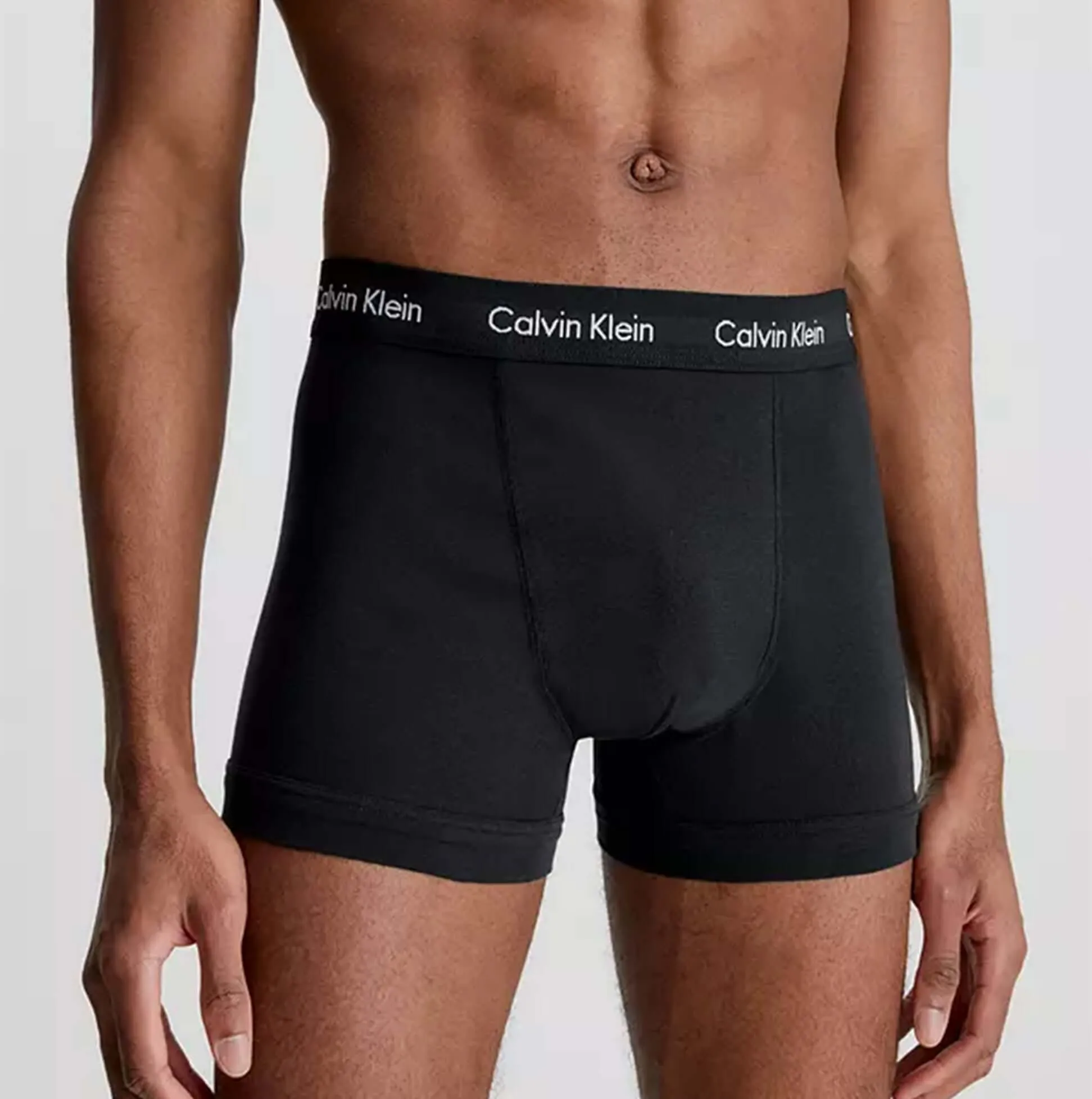 TRUNK 3 Pack Mens Cotton Stretch Underwear Black sold by House of Slippers