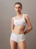 Calvin Klein MODERN COTTON High Waisted Boxers Womens White sold by House of Slippers