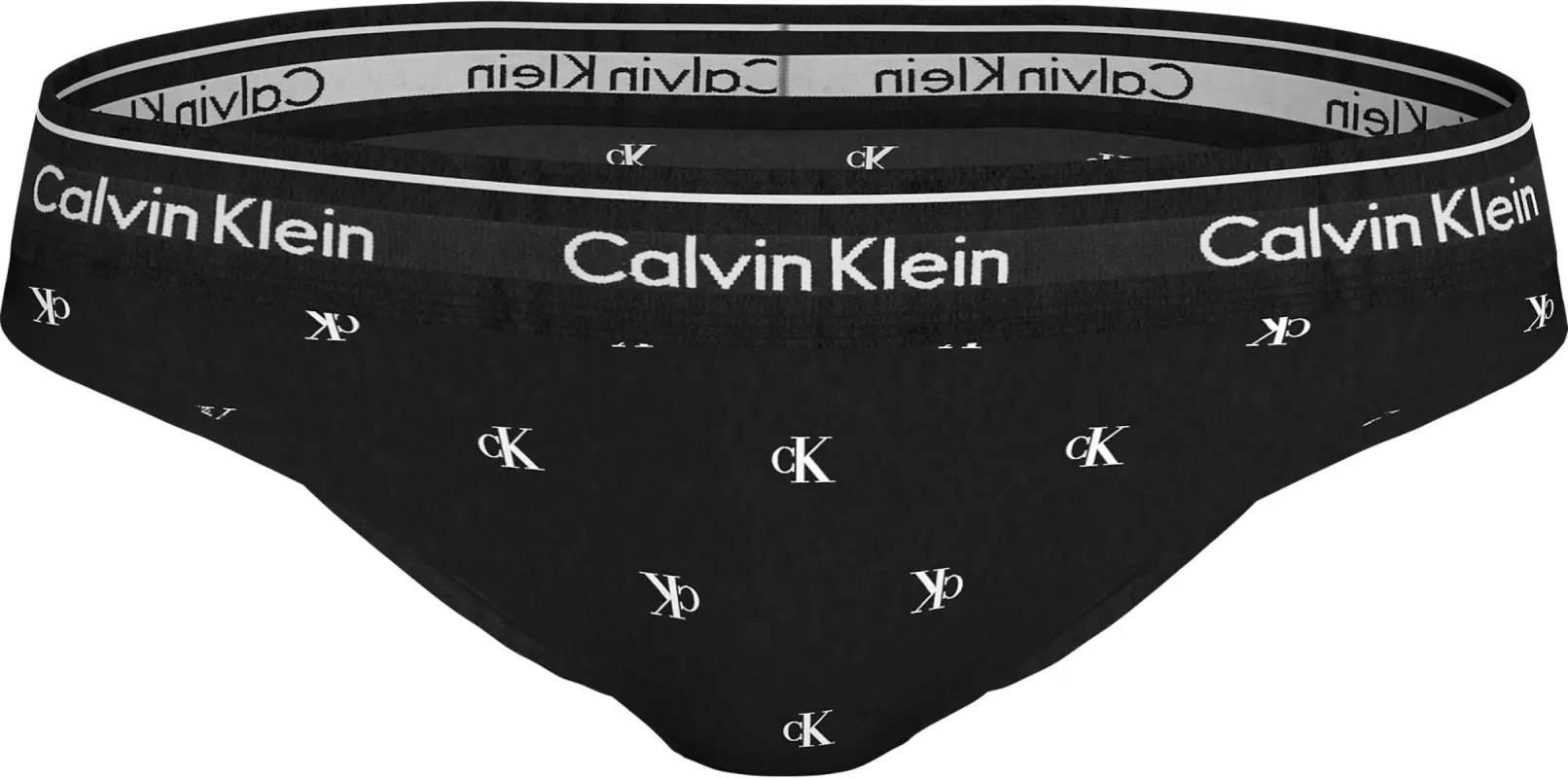 Calvin Klein MODERN COTTON Womens Bikinis Black Diamond Logo Print sold by House of Slippers
