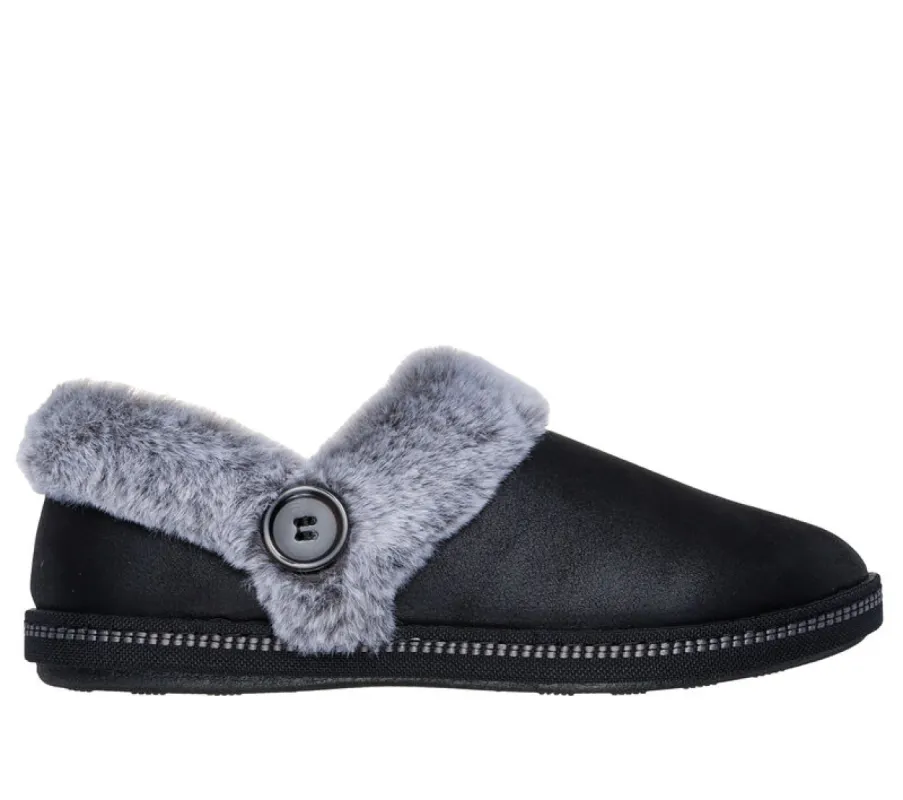 Skechers 169010/BLK COZY CAMPFIRE-FRENCH TOAST 2 Womens Slippers Black sold by House of Slippers