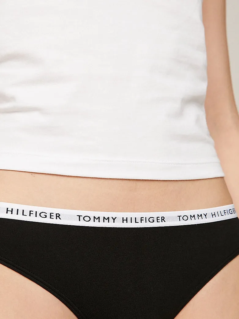 Tommy Hilfiger THONG 3 Pack Womens Black sold by House of Slippers product image thumbnail 4