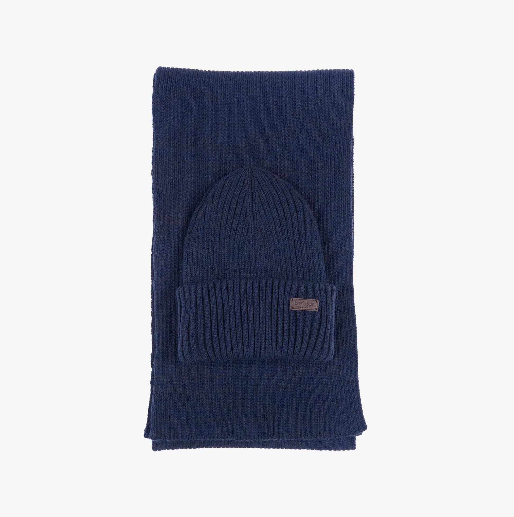 CRIMDON BEANIE & SCARF Mens Gift Set Navy sold by House of Slippers