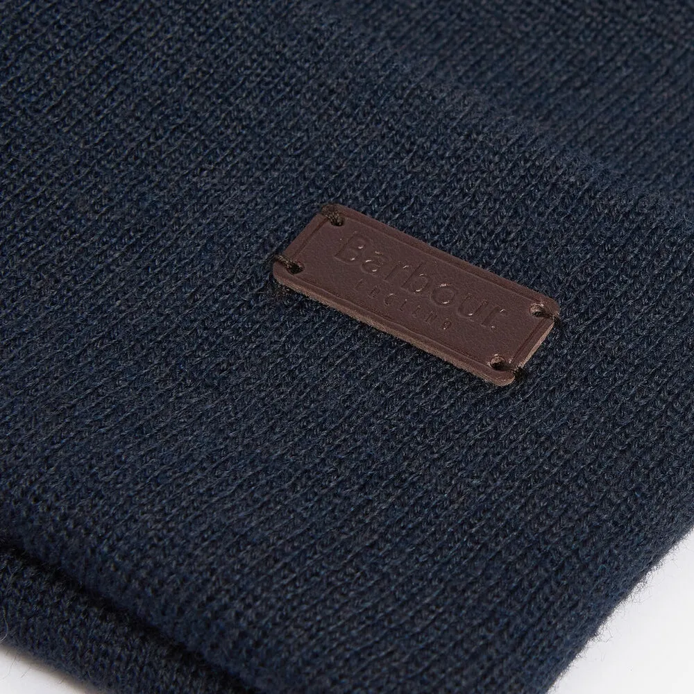 Barbour HEALEY Mens Beanie Navy sold by House of Slippers product image thumbnail 3