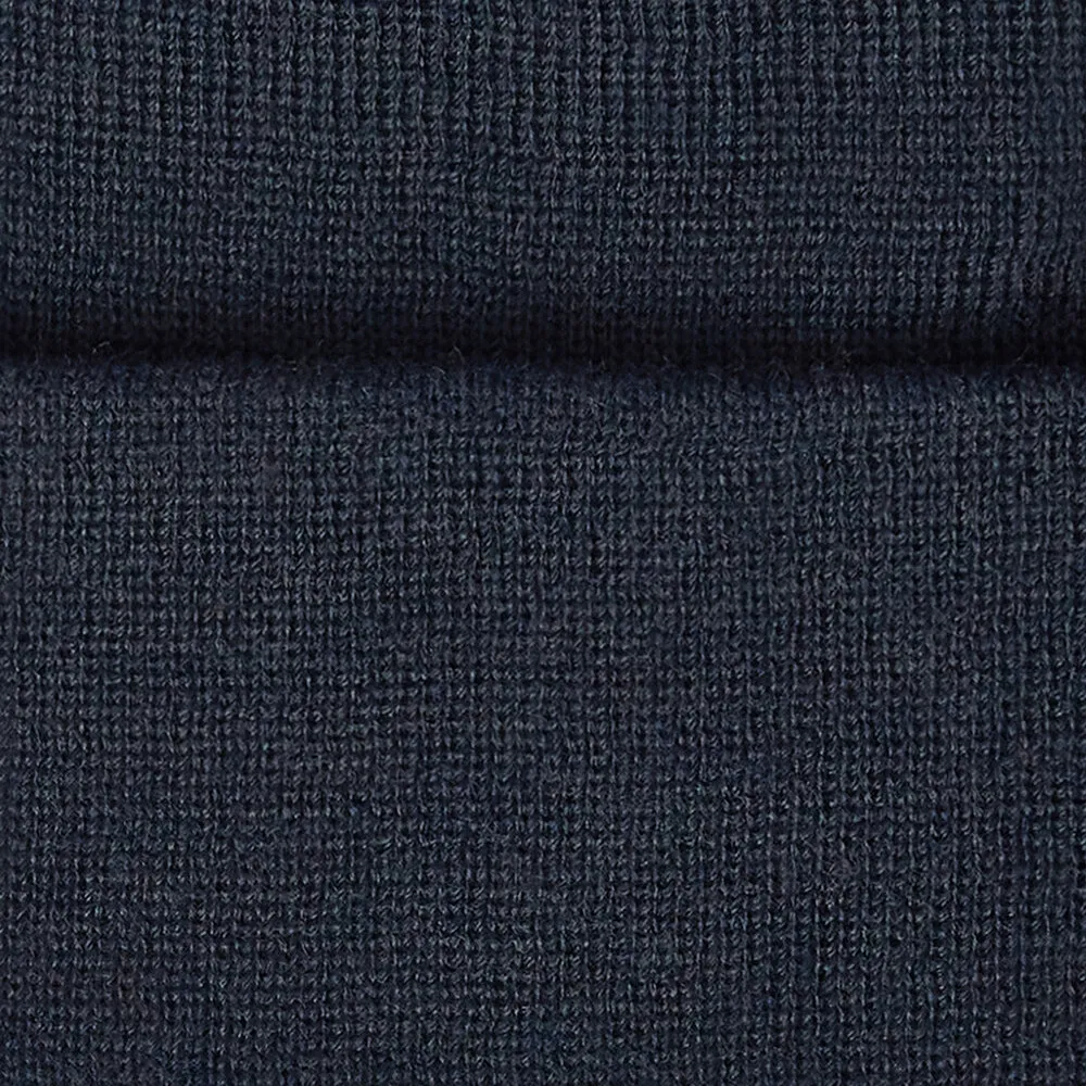 Barbour HEALEY Mens Beanie Navy sold by House of Slippers product image thumbnail 4