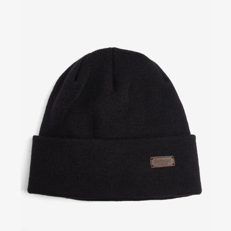 Barbour HEALEY Mens Beanie Black sold by House of Slippers