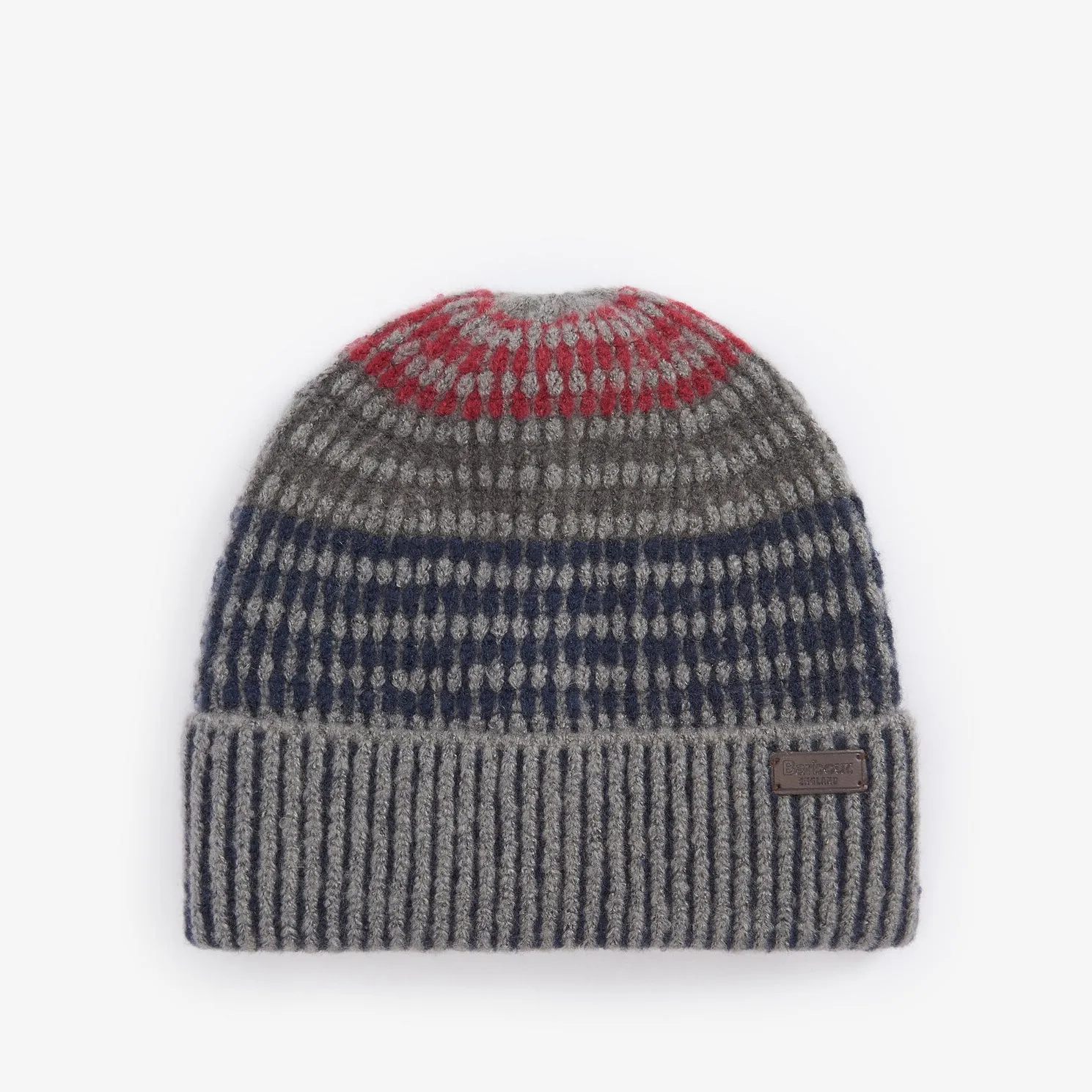 Barbour HARRAY Mens Beanie Blue Granite sold by House of Slippers