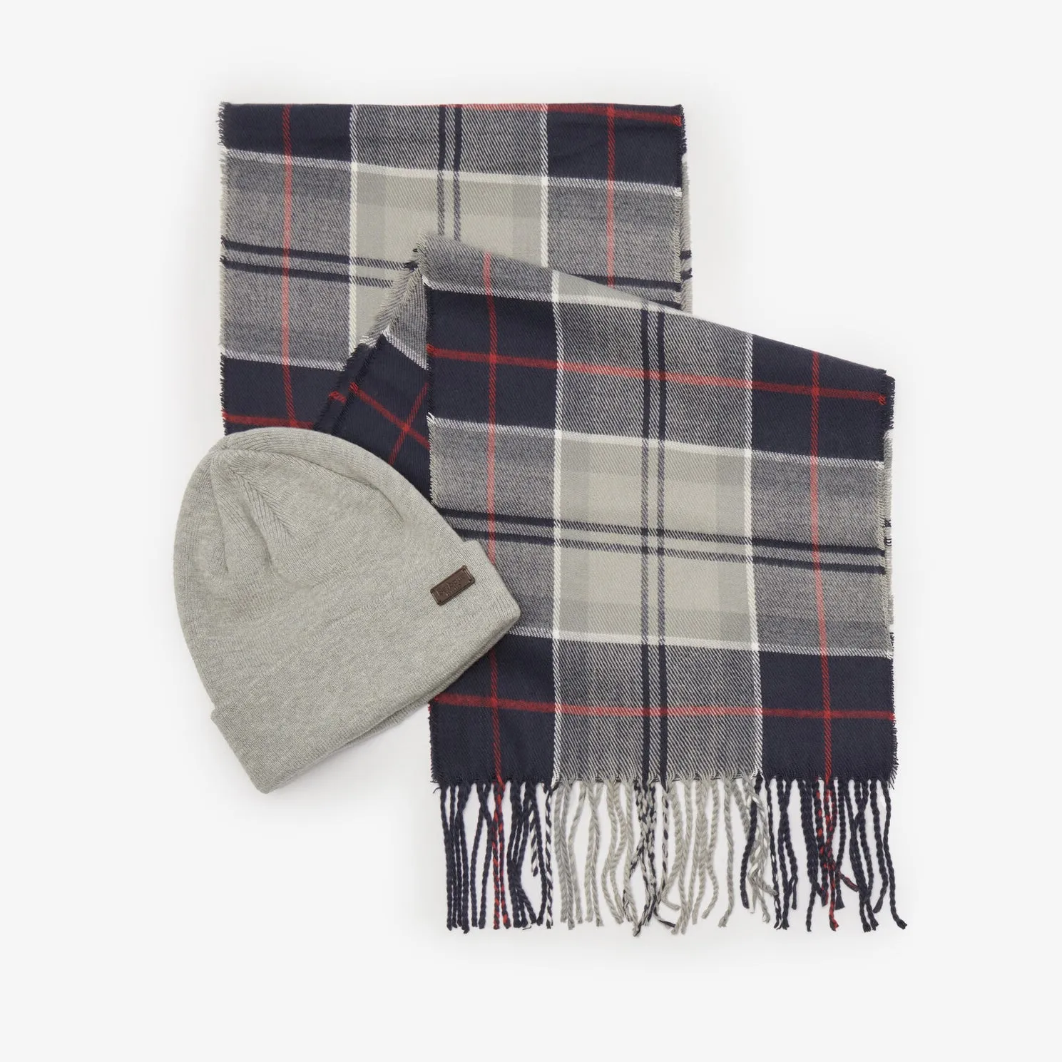 SWINTON & GALINGALE Hat & Scarf Gift Set Mens Blue Granite sold by House of Slippers