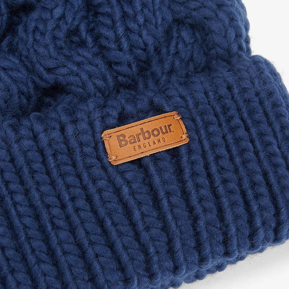 PENSHAW Womens Pom-Pom Beanie Navy sold by House of Slippers product image thumbnail 3