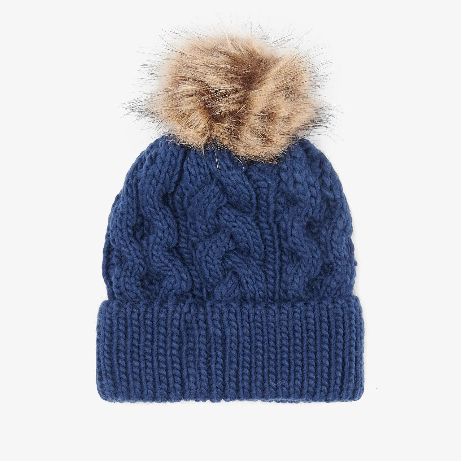 PENSHAW Womens Pom-Pom Beanie Navy sold by House of Slippers product image thumbnail 2