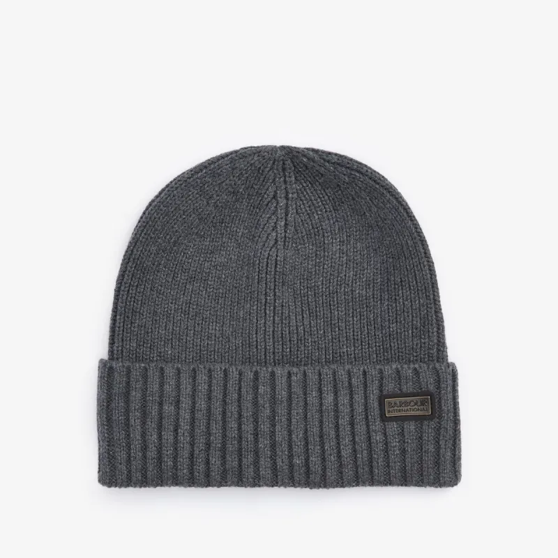 CHESTER Mens Beanie Charcoal Grey sold by House of Slippers