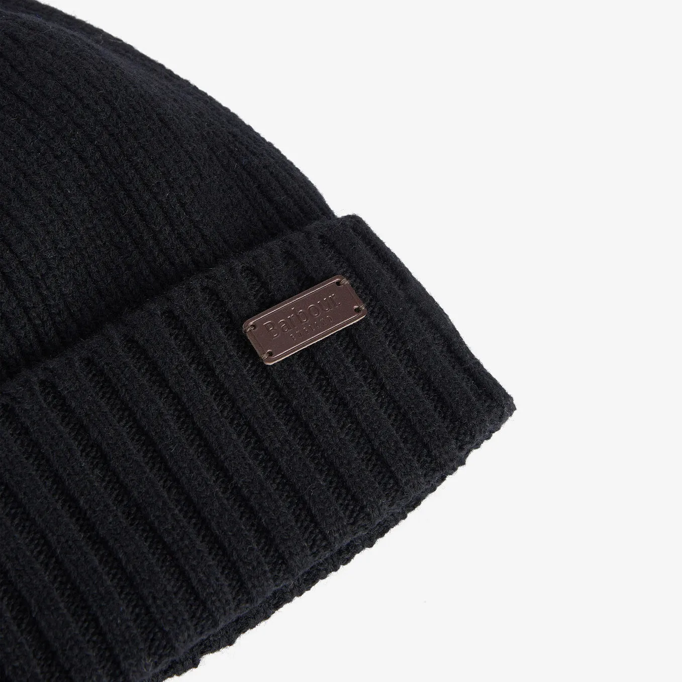 Barbour CARLTON Mens Beanie Black sold by House of Slippers product image thumbnail 3