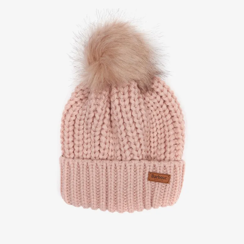 SALTBURN Womens Pom-Pom Beanie Pink sold by House of Slippers