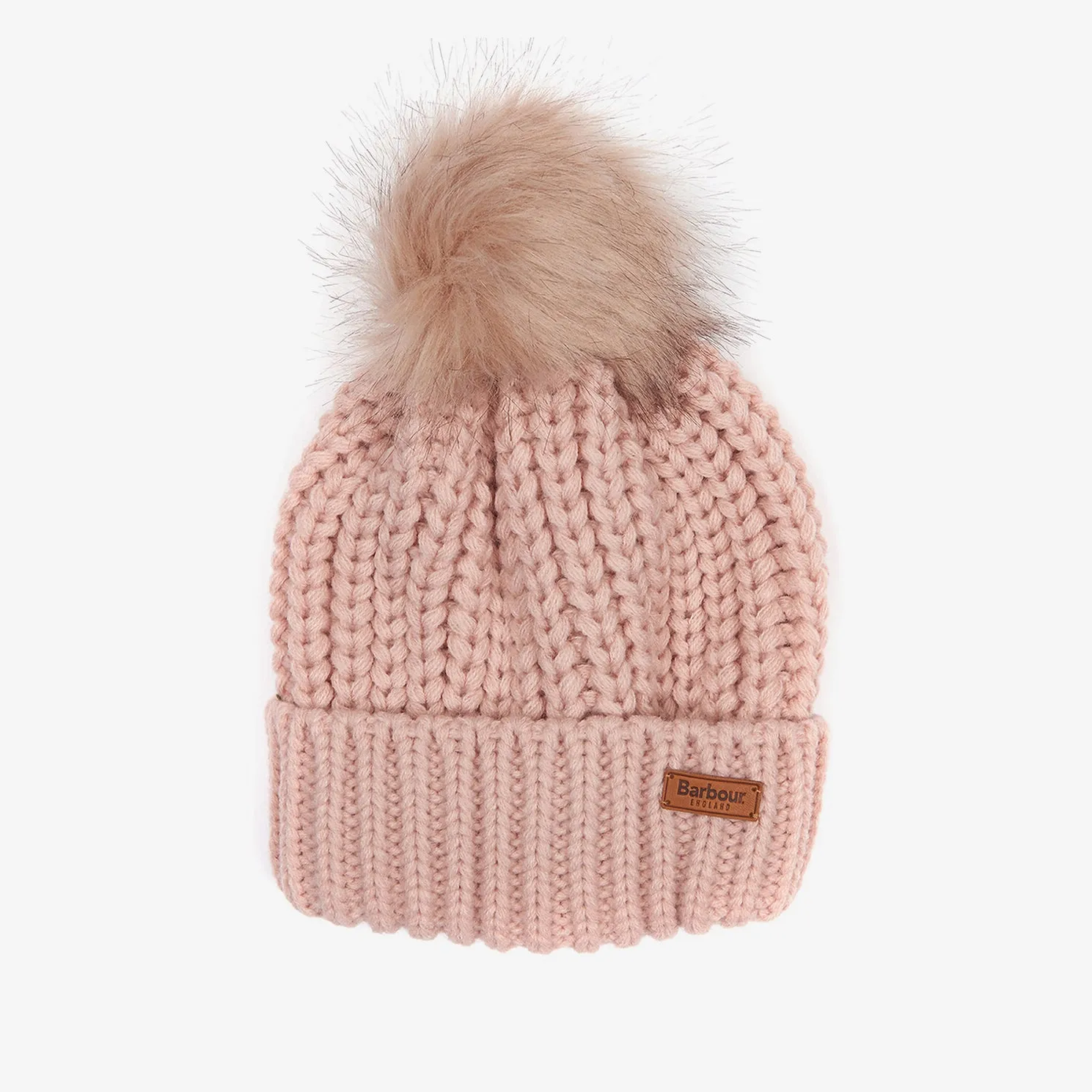 SALTBURN Womens Pom-Pom Beanie Pink sold by House of Slippers