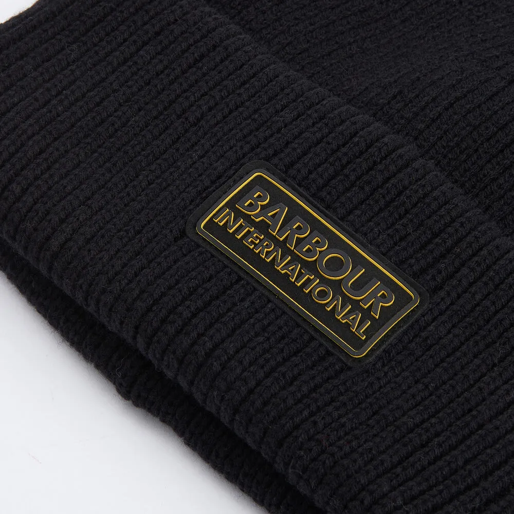 Barbour FLEX Mens Beanie Black sold by House of Slippers product image thumbnail 3