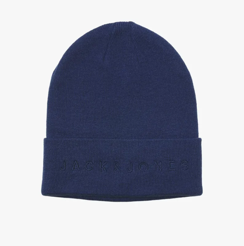 Jack & Jones GIVE Mens Beanie Blueprint sold by House of Slippers