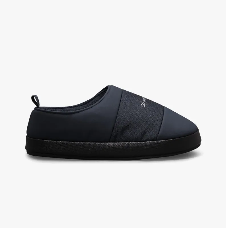 HOME Mens Slippers Navy/Black sold by House of Slippers