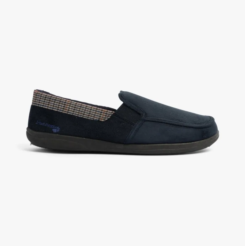 Padders STAN Mens Slippers Navy sold by House of Slippers