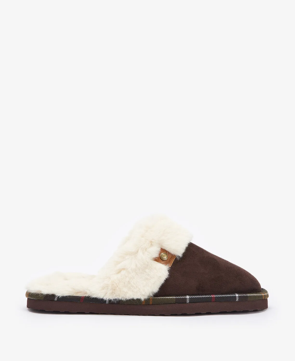 CLAUDIA Womens Mule Slippers Brown sold by House of Slippers
