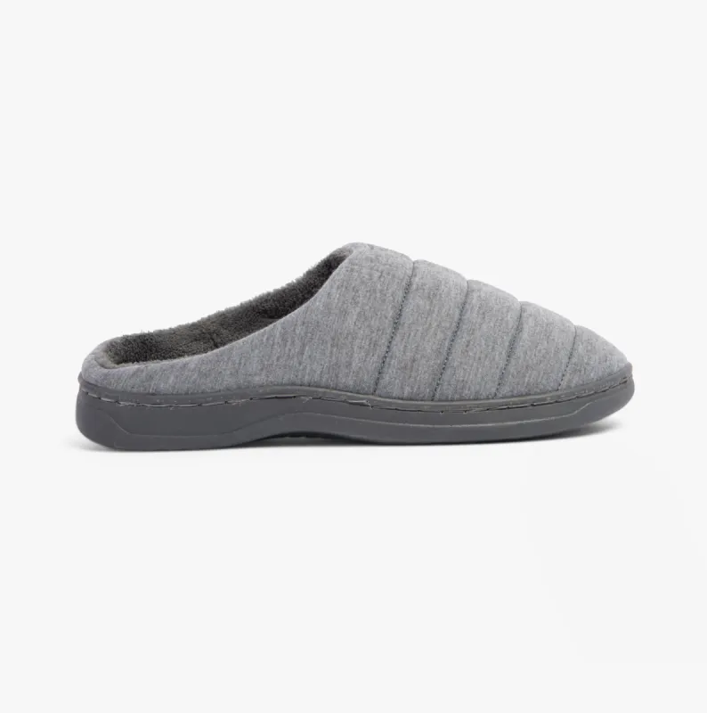 Jo & Joe AINSLEY Mens Slippers Grey sold by House of Slippers